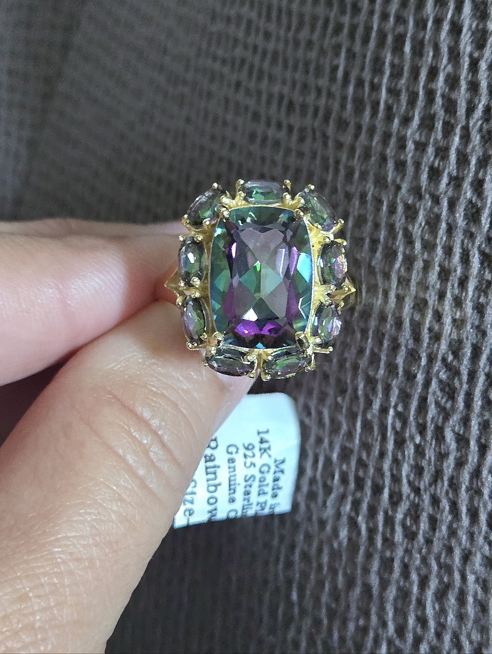 Shivam Rainbow🌈 Quartz Ring💍 - NWT - Picture 16 of 16